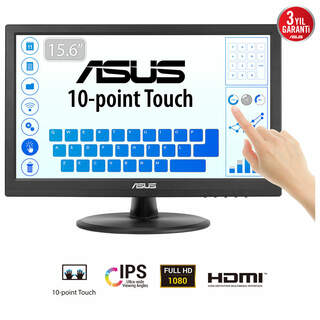 ASUS KURUMSAL VT169HE 90LM09V1-B01170 15.6" IPS 1920x1080 Dokunmatik Monitör