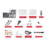 MSI MAG X870E TOMAHAWK MAX WIFI PZ AM5 DDR5 8400MHz(OC) 4x M.2 USB4 WiFi 7 5G LAN ATX Anakart - görsel 3