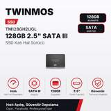 TWINMOS 128GB 2.5" SATA3 SSD 580/550MB/s 3D NAND - görsel 4