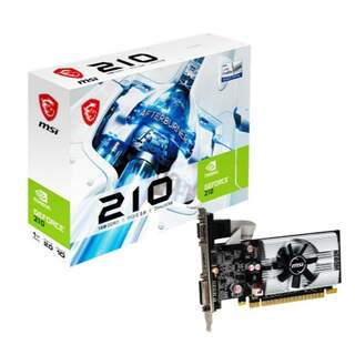 MSI GeForce N210-1GD3/LP 1GB DDR3 64Bit VGA HDMI DVI Low Profile Pasif Soğutmalı Ekran Kartı