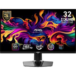 MSI MAG 321UP QD-OLED 31.5" 3840x2160 UHD 165Hz 0.03ms FreeSync Premium Pro Gaming Monitör