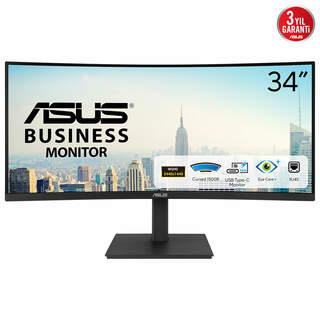 ASUS KURUMSAL VA34VCPSR 90LM08JJ-B02170 34" Kavisli Monitör 3440x1440 100Hz 4ms