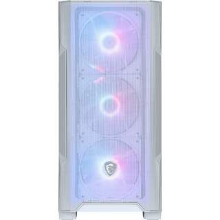 MSI MAG FORGE M100R WHITE Temperli Cam 4x120mm ARGB Fan mATX Gaming Bilgisayar Kasası