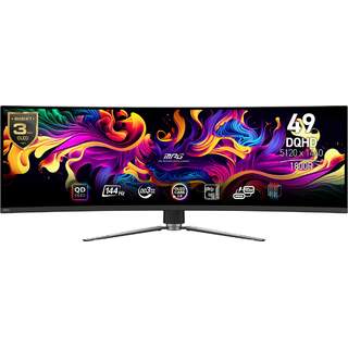 MSI MPG 491CQP QD-OLED 49" 5120x1440 144Hz 0.03ms Curve Gaming Monitör