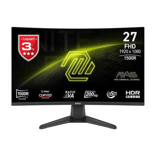 MSI MAG 276CF E20 27" FHD 200Hz 0.5ms 1500R Curved Gaming Monitör