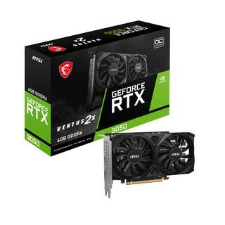 MSI GEFORCE RTX 3050 VENTUS 2X E 6G OC 6GB GDDR6 96-bit PCIe 4.0 x8 Ekran Kartı