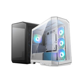 MSI MAG PANO M100R PZ WHITE Mid Tower Temperli Cam ARGB Fanlı Beyaz Gaming Bilgisayar Kasası