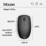 HP 230 Kablosuz Klavye Mouse Set Q İngilizce USB Siyah - görsel 5