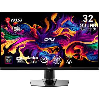 MSI MPG 322UR QD-OLED X24 31.5" 3840x2160 UHD 240Hz 0.03ms QD-OLED Gaming Monitör