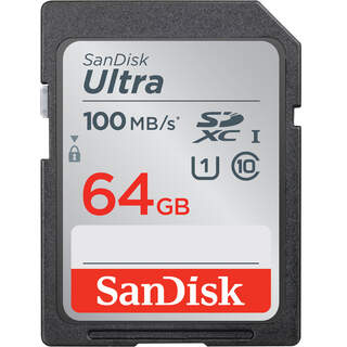 SanDisk Ultra SDSDUNR-064G-GN3IN 64GB SDXC UHS-I Class 10 100MB/s Hafıza Kartı