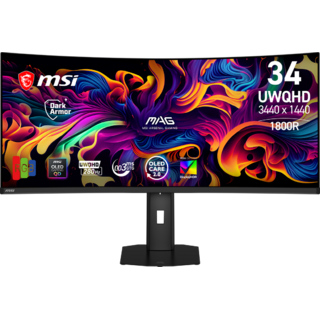 MSI MAG 341CQP QD-OLED X28 34" 3440x1440 280Hz 0.03ms Curved Gaming Monitör