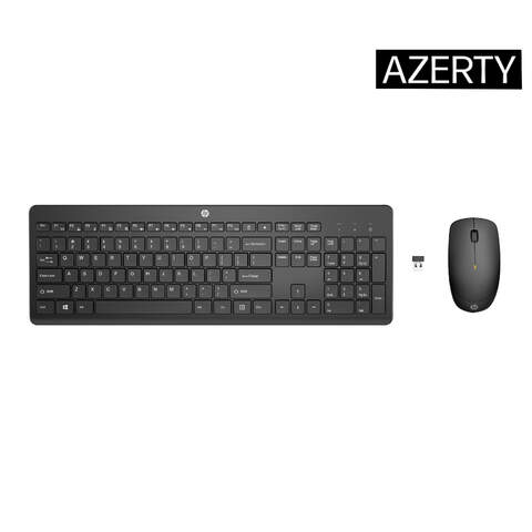 HP 230 Kablosuz Klavye Mouse Set Q İngilizce USB Siyah