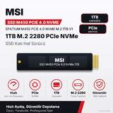 MSI SPATIUM M450 PCIe 4.0 NVMe M.2 1TB V1 3400/2400 MB/s SSD - görsel 6