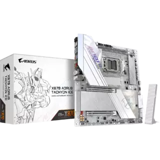 GIGABYTE X870-A-TACHYON-ICE 9600MHz OC DDR5 AM5 M.2 HDMI DisplayPort Anakart