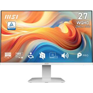 MSI PRO MP273QW E14 27" 2560x1440 WQHD IPS 144Hz 1ms Beyaz Monitör