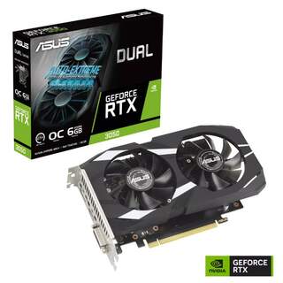 ASUS GeForce DUAL-RTX3050-O6G 6GB GDDR6 96Bit HDMI DisplayPort 2 Fanlı Ekran Kartı