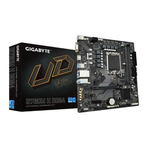 Gigabyte B760M-H DDR4 Intel B760 1700 Pin 2 Slot DDR4 3200MHz Micro ATX Anakart