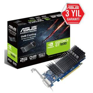 ASUS GeForce GT 1030 GT1030-SL-2G-BRK 2GB 64 Bit HDMI DVI Pasif Soğutmalı Ekran Kartı