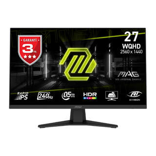 MSI MAG 274QF X24 27" WQHD 2560x1440 240Hz 0.5ms Rapid IPS FreeSync Premium Gaming Monitör