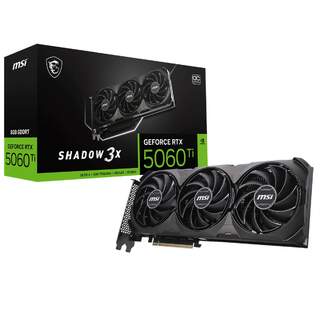 MSI GEFORCE RTX 5060 TI 8G SHADOW 3X OC CLAS 8GB GDDR7 128 Bit PCI Express 5.0 Ekran Kartı