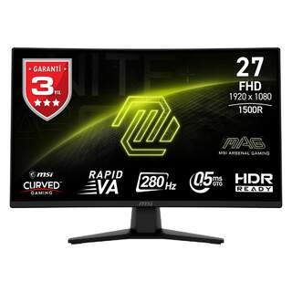 MSI MAG 274CXF 27" 1920x1080 FHD 280Hz 0.5ms VA Curved Gaming Monitör