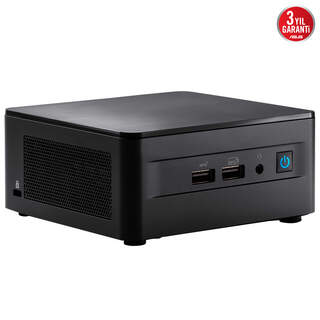 ASUS NUC12WSHI7 90AR00E1-M000J0 Intel Core i7-1260P Barebone RAM Yok Disk Yok FreeDos Linux Mini PC
