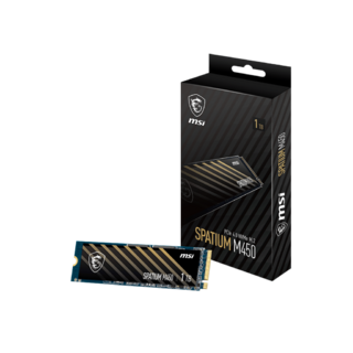 MSI SPATIUM M450 PCIe 4.0 NVMe M.2 1TB V1 3400/2400 MB/s SSD