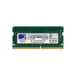 Twinmos MDD48GB3200N 8GB DDR4 3200MHz CL22 SODIMM Notebook Ram