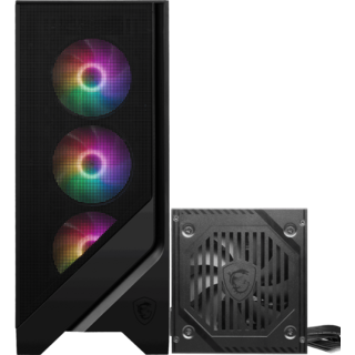 MSI MAG FORGE 120A B65 Mid Tower ATX Temperli Cam 6x120mm Auto RGB Fan Gaming Bilgisayar Kasası