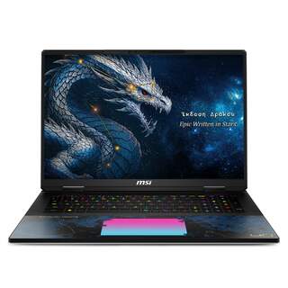 MSI Intel Core Ultra 9 290HX PLUS TITAN 18 HX DRAGON EDITION A2WJ-1223TR 96GB 4TB SSD RTX 5090 18" Windows 11 Home Laptop