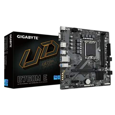Gigabyte B760M E DDR5 7200MHz LGA1700 Intel B760 Micro ATX Anakart